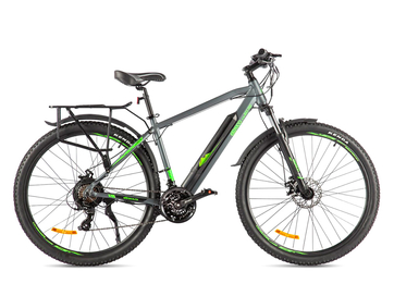 Электровелосипед Eltreco Ultra Max Pro (Серо-зеленый)