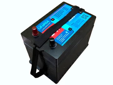 Тяговый аккумулятор Rutrike LiFePo4 24V50Ah(80А) без дисплея, BMS смарт