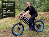 Электровелосипед Elbike TURBO R75 Vip (Черный) - Фото 12