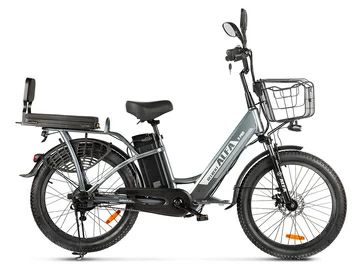 Электровелосипед Gelbert ALFA 3 PRO (серый)