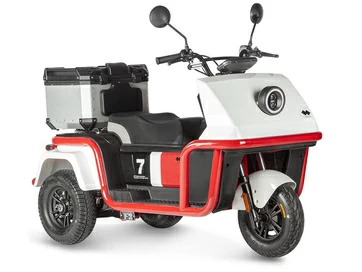 Электротрицикл Wanshida DOUHAO 60V 800Вт (черно-серо-красный)